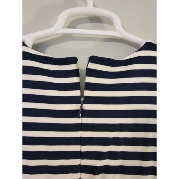 Loft Womens Sleeveless Sheath Nautical Dress Size 6 Midi Length - Picture 4 of 6